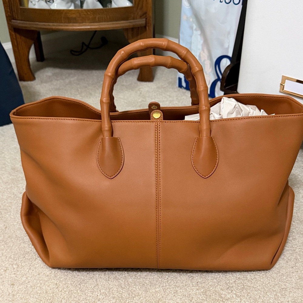 J McLaughlin leather handbag